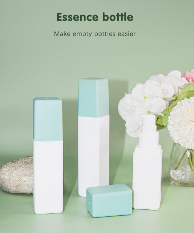 50ml / 75ml / 90ml HDPE Essence Bottle Skin Care Packaging Lotion Bottle UKL31 0