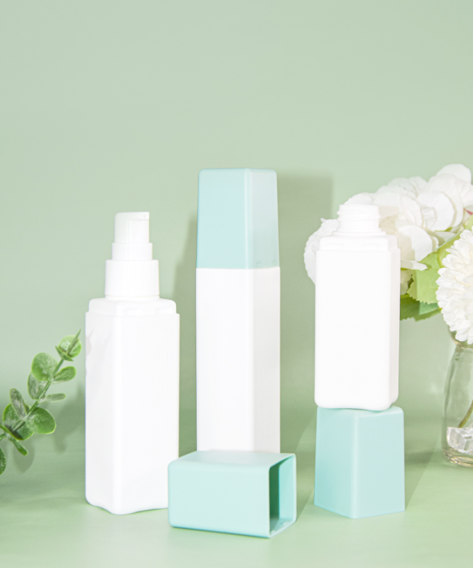 50ml / 75ml / 90ml HDPE Essence Bottle Skin Care Packaging Lotion Bottle UKL31 9