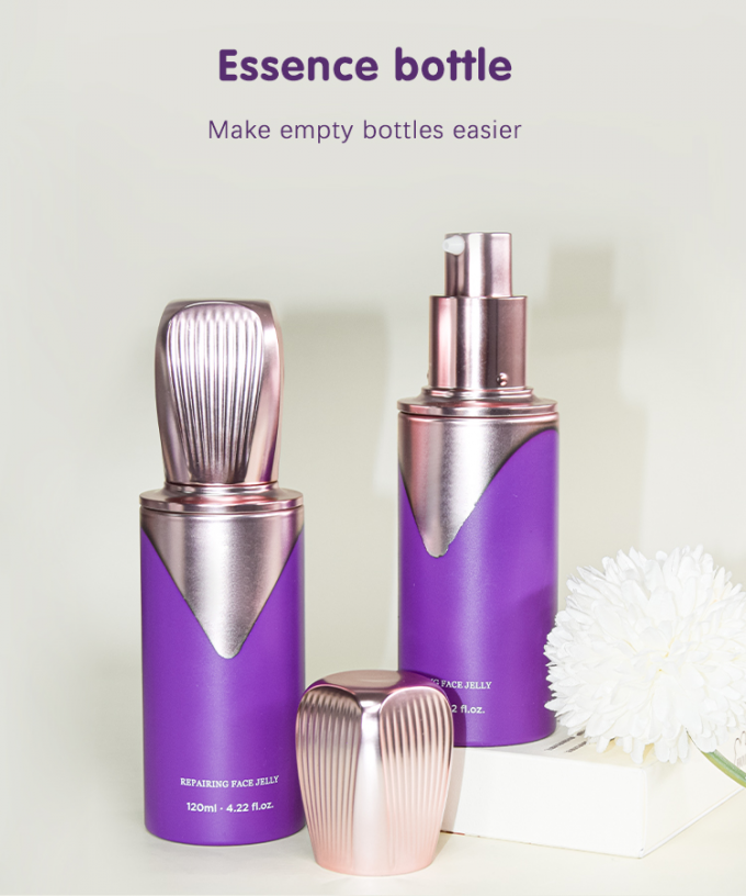 120ml Customized Color And Logo Essence Bottle Skin Care Packaging Lotion Pump Bottle UKL32B 0