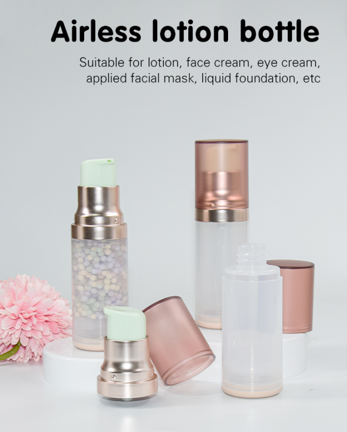 30ml PET Airless Lotion Bottle Skin Care Packaging Lotion Essence Suncreen Bottle UKA81 0