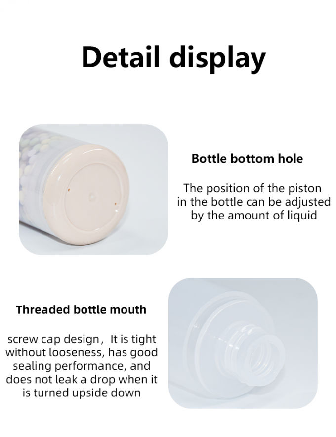 30ml PET Airless Lotion Bottle Skin Care Packaging Lotion Essence Suncreen Bottle UKA81 5