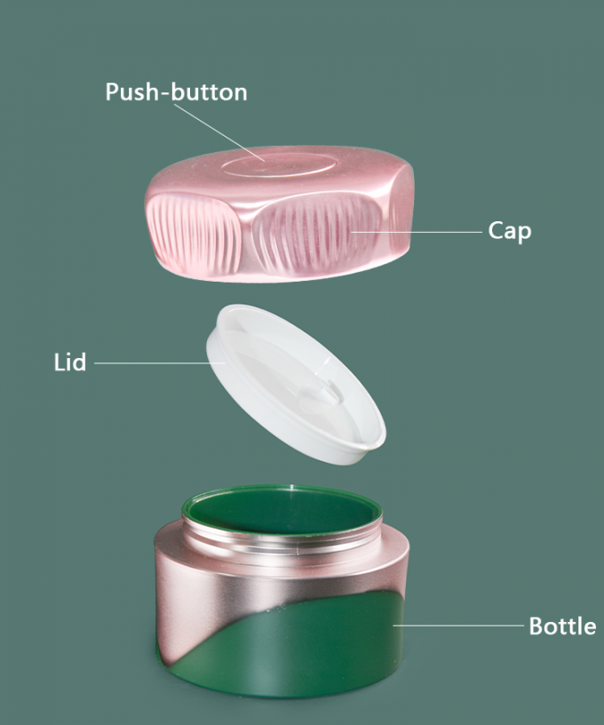 Customized Color And Logo 30g / 50g Face Cream Jar Skin Care Packaging Eye Cream Container UKC69A 5