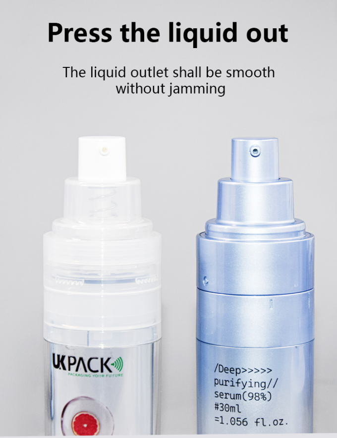 30ml/50ml DUO-Mixed PET Replaceable Airless Bottle Skin Care Packaging UKA84 3