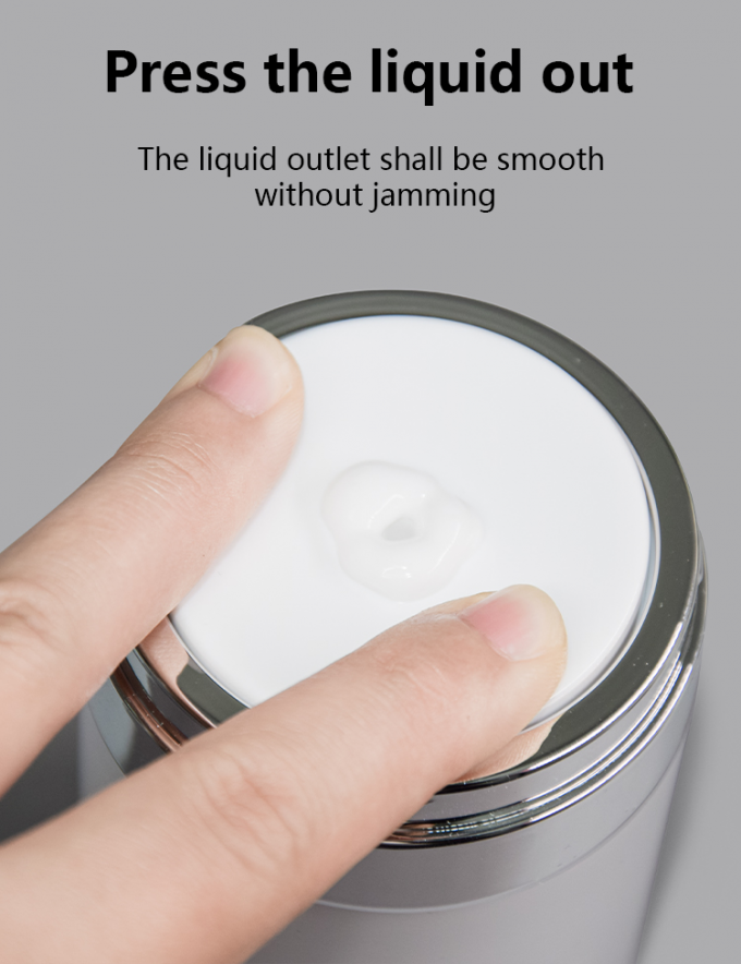 100g Replaceable PP Inner PMMA Outer Airless Jar Lotion Face Cream Jar 1