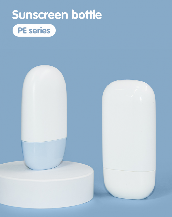 30ml/50ml Customized Color And Logo PE Sunscreen Bottle Skin Care Packaging UKL33G 0