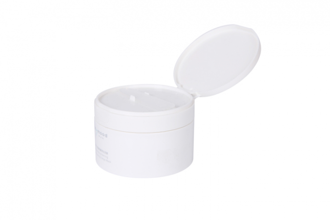 100g Customized Color and Customized Logo Body Cream Lotion Container Flat Cap With Plastic Scraping Blade UKC18 3
