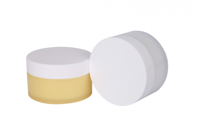 100g Customized Color and Cus[tomized Logo Cream Jar Containers With Plastic Scraper Packaging UKC19 3