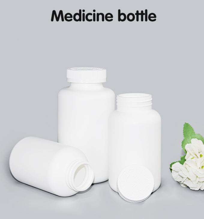 400g / 500g / 750g Customized Color And Logo Health Bottle HDPE Medicine VC Bottle UKH17 0