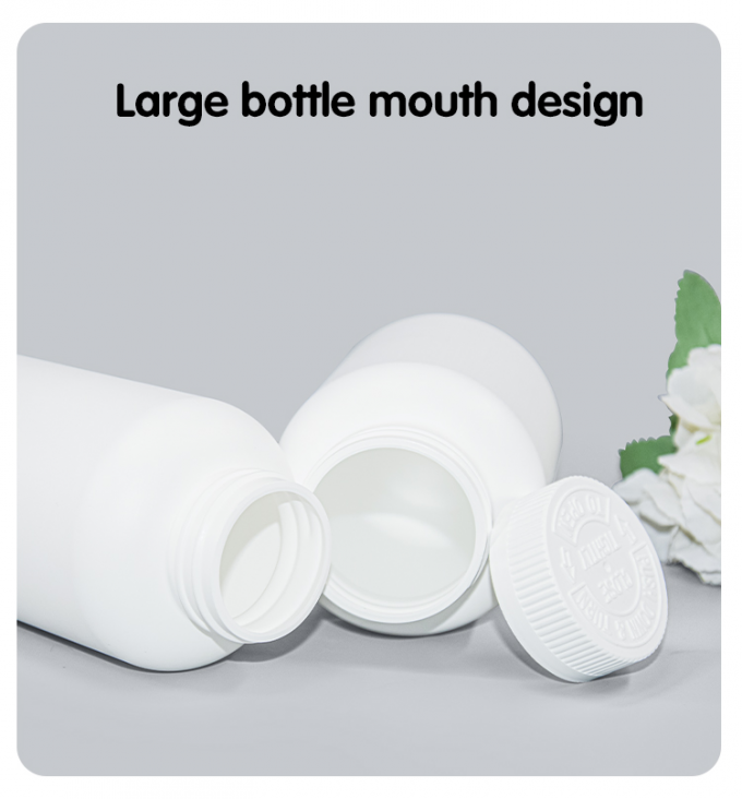400g / 500g / 750g Customized Color And Logo Health Bottle HDPE Medicine VC Bottle UKH17 3