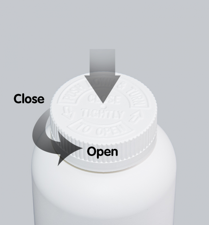 400g / 500g / 750g Customized Color And Logo Health Bottle HDPE Medicine VC Bottle UKH17 2