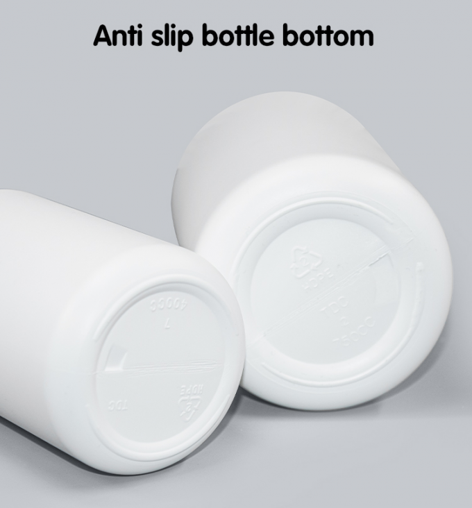 400g / 500g / 750g Customized Color And Logo Health Bottle HDPE Medicine VC Bottle UKH17 4