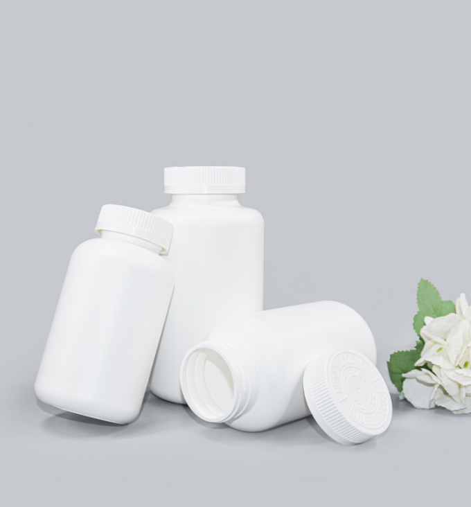 400g / 500g / 750g Customized Color And Logo Health Bottle HDPE Medicine VC Bottle UKH17 6