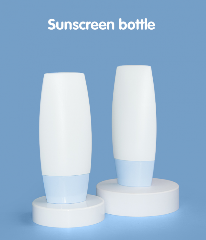 50ml PE Customized Sunscreen Bottle Lotion Hand Cream Bottle Skin Care Packaging UKL33C 0