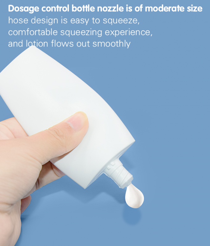 50ml PE Customized Sunscreen Bottle Lotion Hand Cream Bottle Skin Care Packaging UKL33C 3