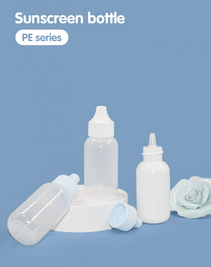 30ml PE Threaded Bottle Mouth Double Layer Sunscreen Bottle Skin Care Packaging UKL34 0