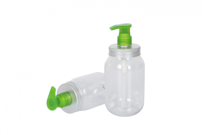 350ml/450ml/650ml PET Bottle + Aluminum Lid Shampoo Lotion Pump Bottle Skincare Packaging / Health Care Packaging UKH0 1