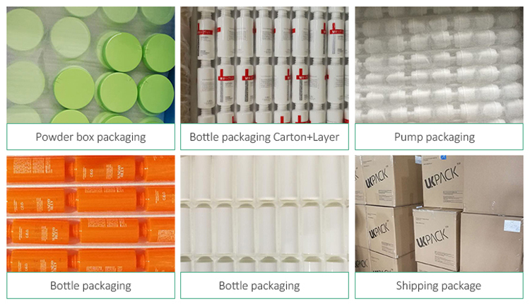 UKA04 Two Type Airless Bottle Same Capabilities For Skincare Packaging 15ml 30ml 50ml 10