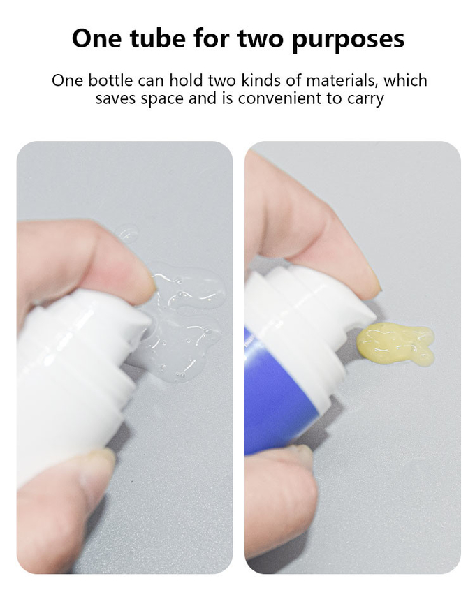 15ml+30ml Double-Ended Airless Pump Bottle Lotion serum bottle Skin care Packaging UKA61 3