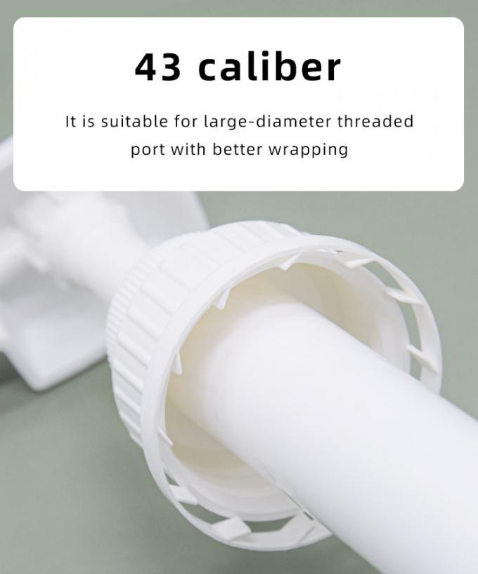 15 / 30cc Dosage Square Head Plastic Sauce Dispenser Pump For Ketchup 38mm 43mm 1