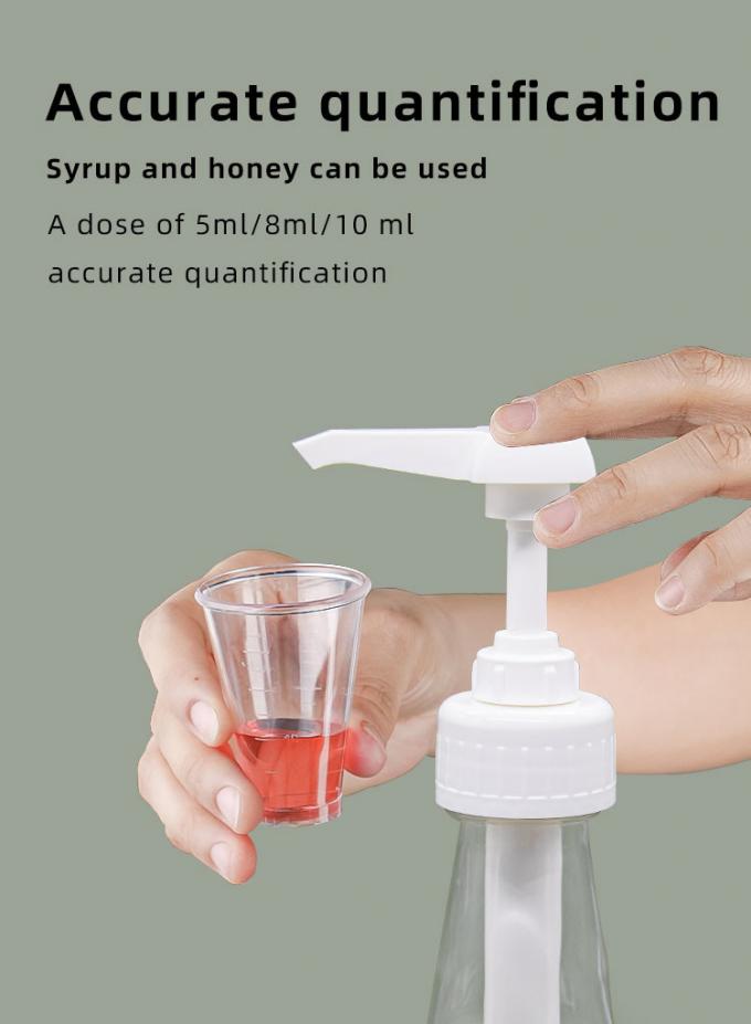 UKS10 28 - 400 Drip Proof Monin Syrup Pump Dispenser For 750ml Glass Bottle 2