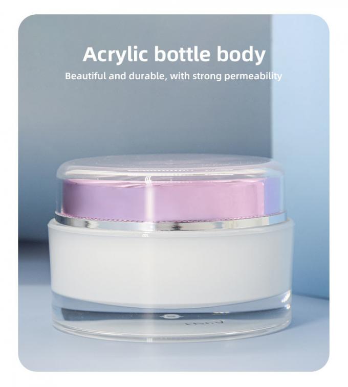 100g Acrylic Customized Color And Logo Skin Care Packaging Leak-Proof Cream Jar UKC37 0