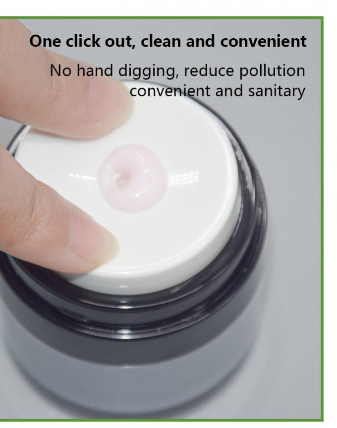 15g 30g Acrylic Airless Cosmetic Cream Jars With Mirror Skincare Packaging Container 1
