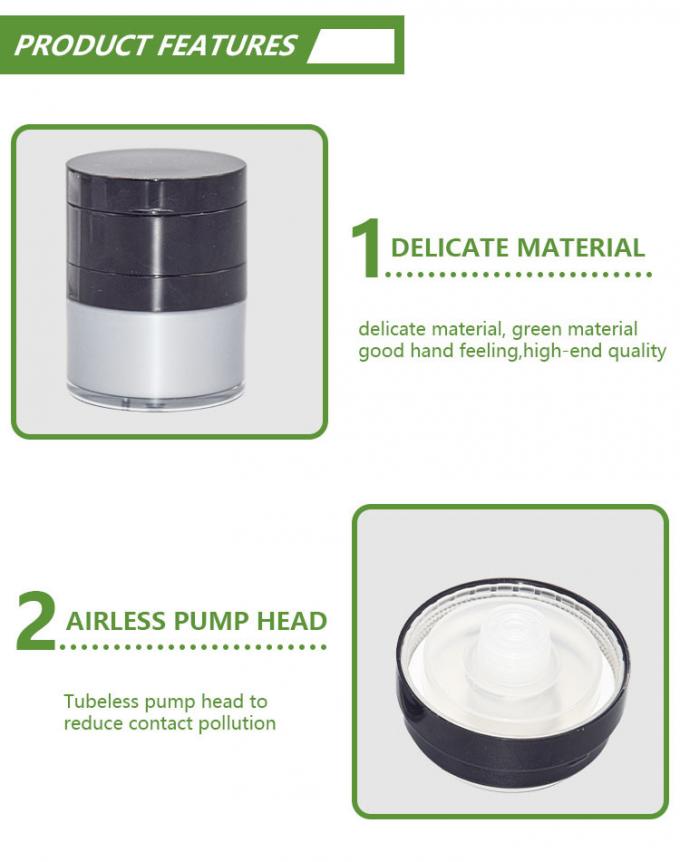 BB CC DD Moisturizer Airless Cream Jar 15 30g With Mirror 2