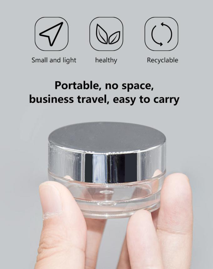 5g PETG Cosmetic Jars With Lids Lip Balm Jars Treatment 0