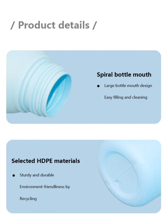 16oz 500ml Foam Pump Bottles Blue Hdpe Pp Hand Wash Packaging 3