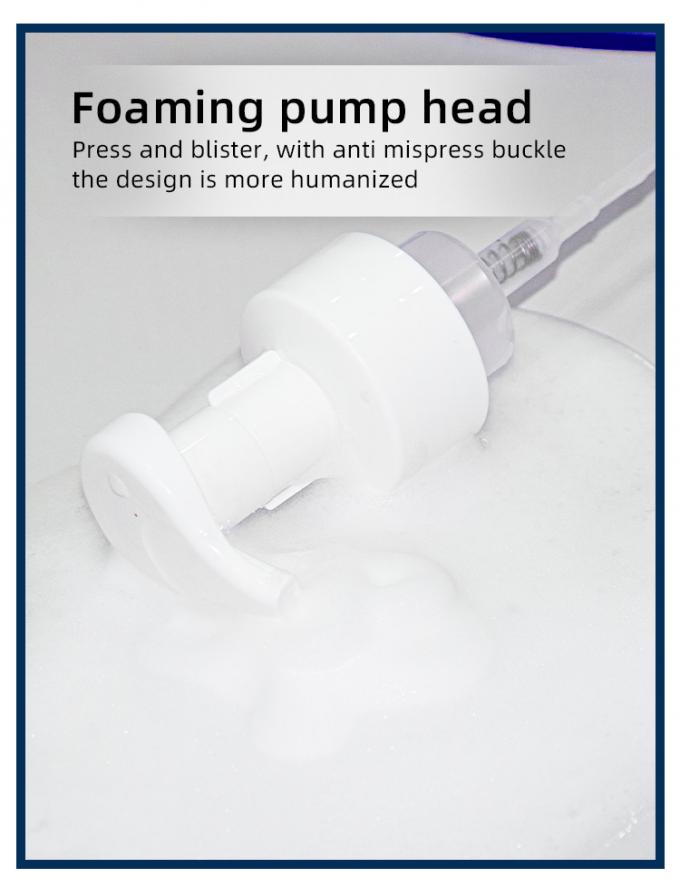 16oz 500ml Foam Pump Bottles Blue Hdpe Pp Hand Wash Packaging 1