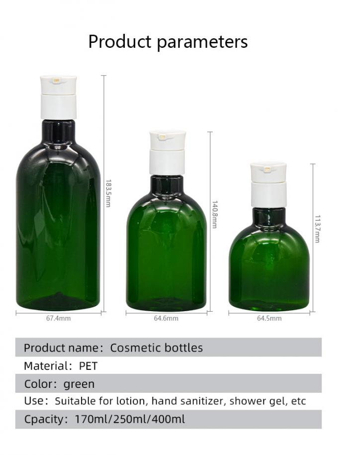 Dark Green Od 64.5mm Lotion Pump Bottle Left And Right Lock 3