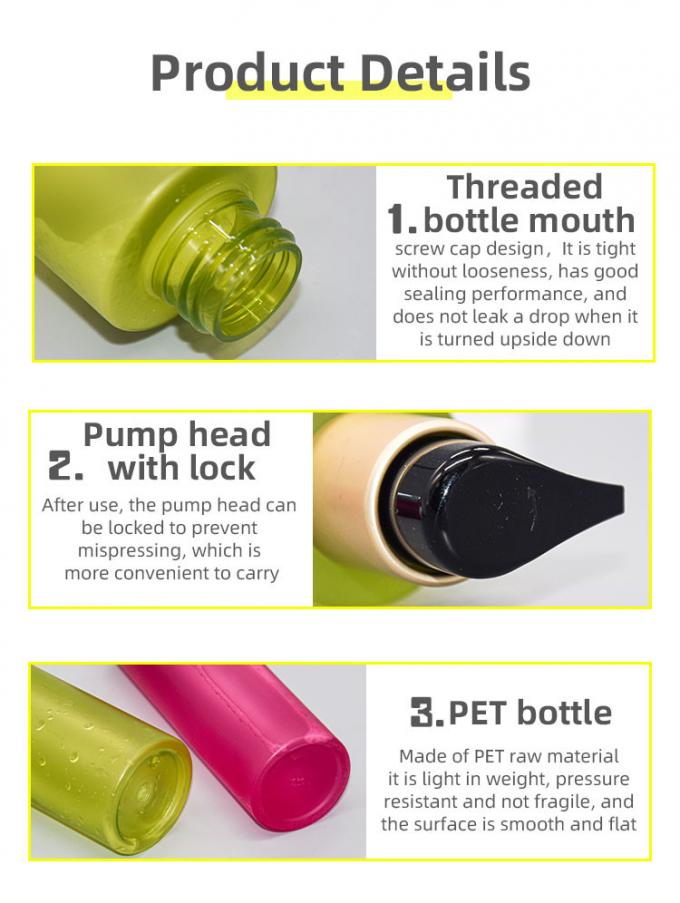 120ml 150ml Makeup Remover Bottle Pet Oil Cleansing Packaging 1