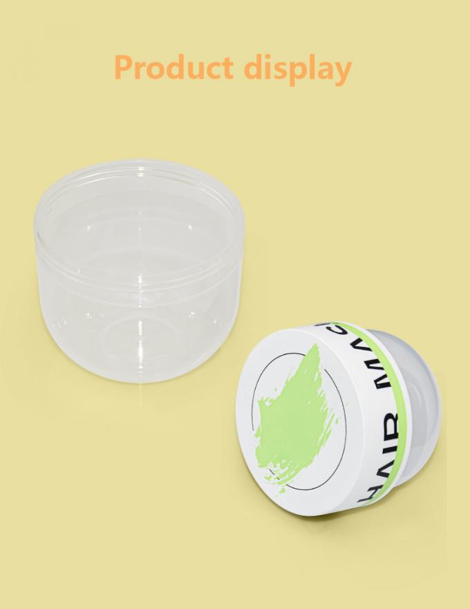 100g 240g PP Round Cream Jar Skincare Body Lotion Scrub Cosmetic Jar Container 2