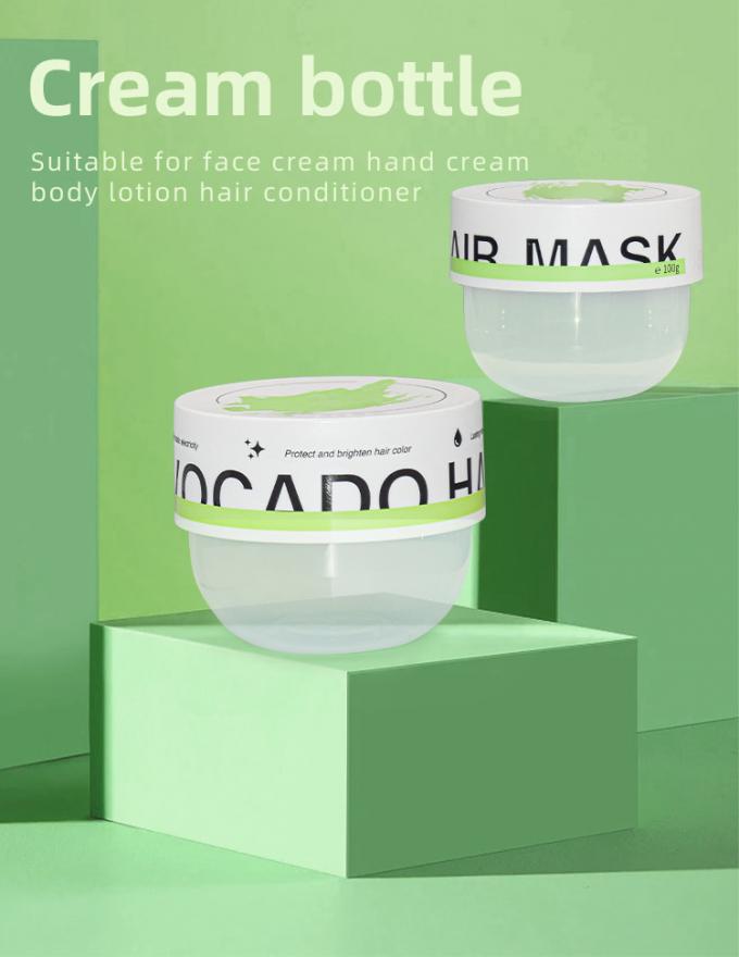 100g 240g PP Round Cream Jar Skincare Body Lotion Scrub Cosmetic Jar Container 3