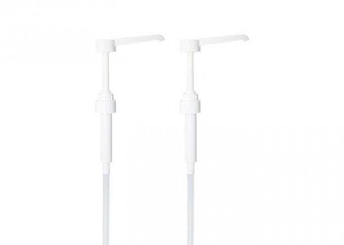 Food Grade PP Syrup Pump Dispenser For Coffee / Juice 5ml 8ml 10ml Dosage 28-410 Closure 0