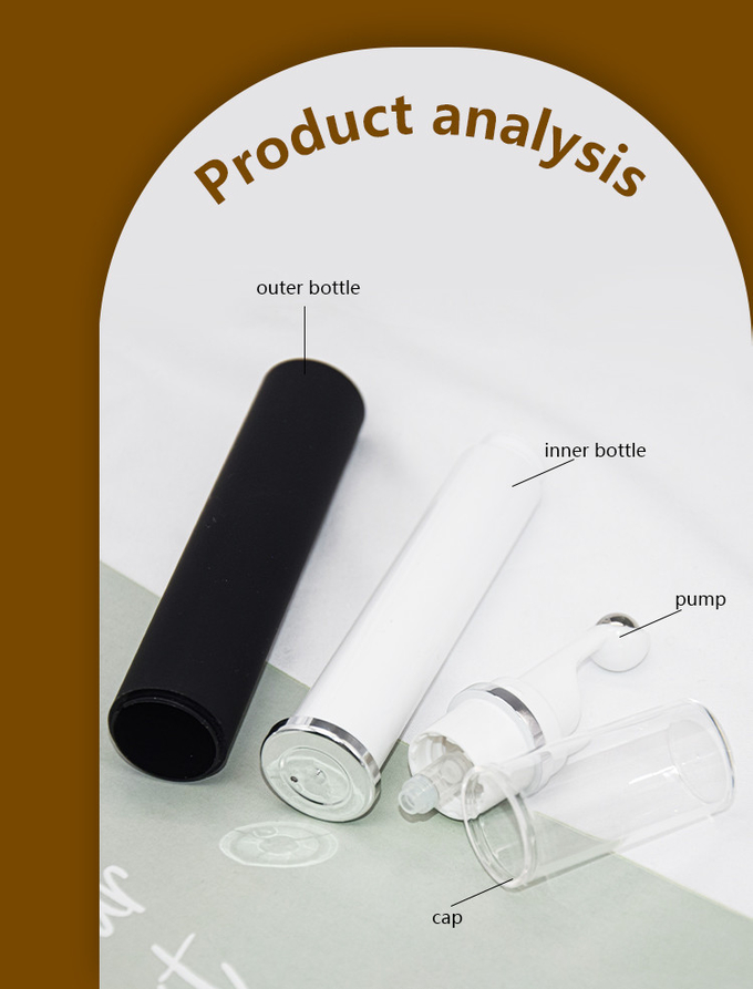 10ml 15ml Eye Nursing Airless Container Skin Treatment Cosmetic Packaging 2