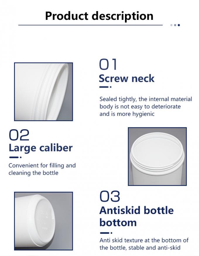 Round HDPE 1250ml Conatiner Ketchup Dispenser Pump Non Spill Square Head Type 1