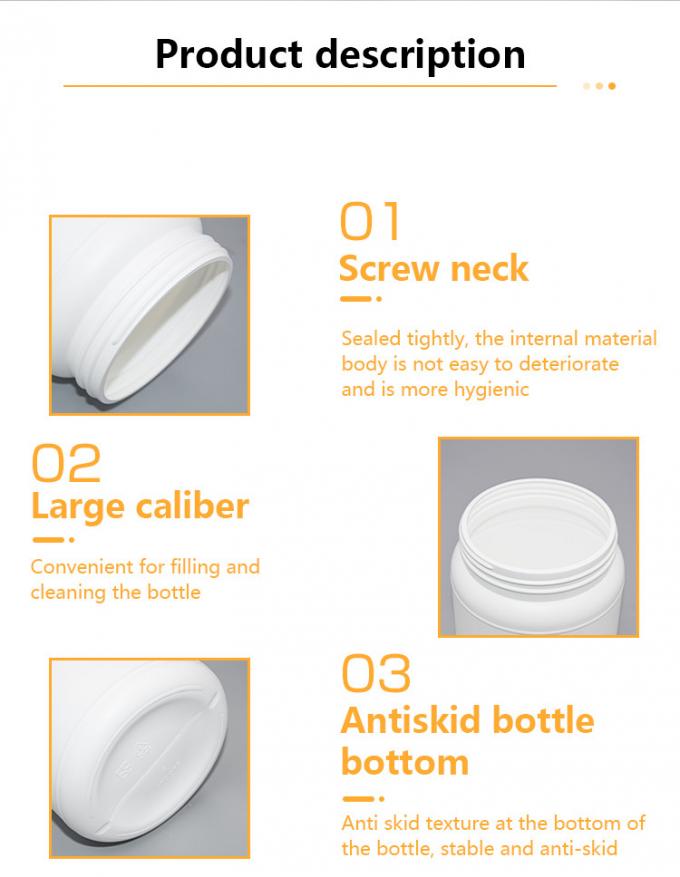 15ml 30ml Food Grade PP Condiment Dispenser Pump Set With HDPE Round Container 3