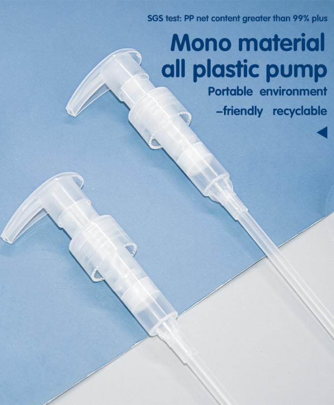 All Plastic Mono 24-410 Lotion Pump With 2cc Dosage Cosmetic Packaging Dispenser 3