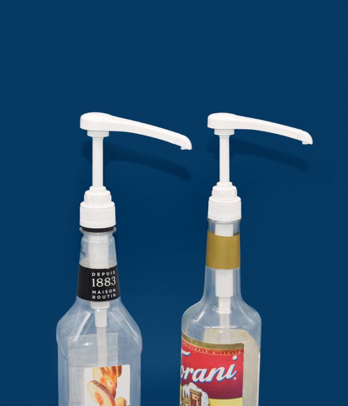 UKS10 Narrow Food Grade Plastic Dispenser Pumps 28/410 For Liquid Creamer Bottle 1883 2