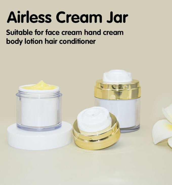 Airless Pump Luxury Cosmetic Cream Jars Packaging UKC59 15g 30g 50g 3
