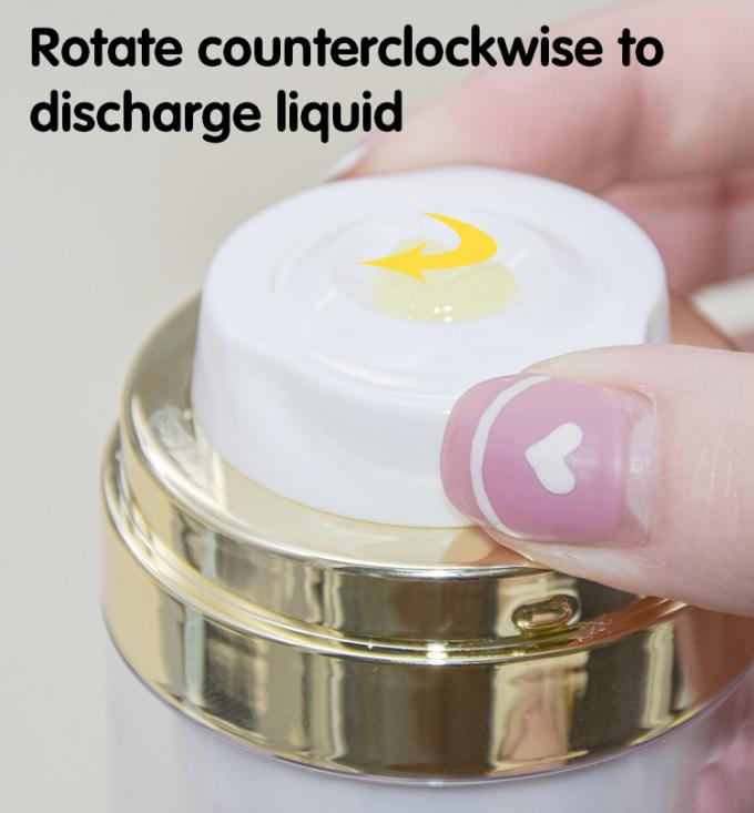 Airless Pump Luxury Cosmetic Cream Jars Packaging UKC59 15g 30g 50g 0