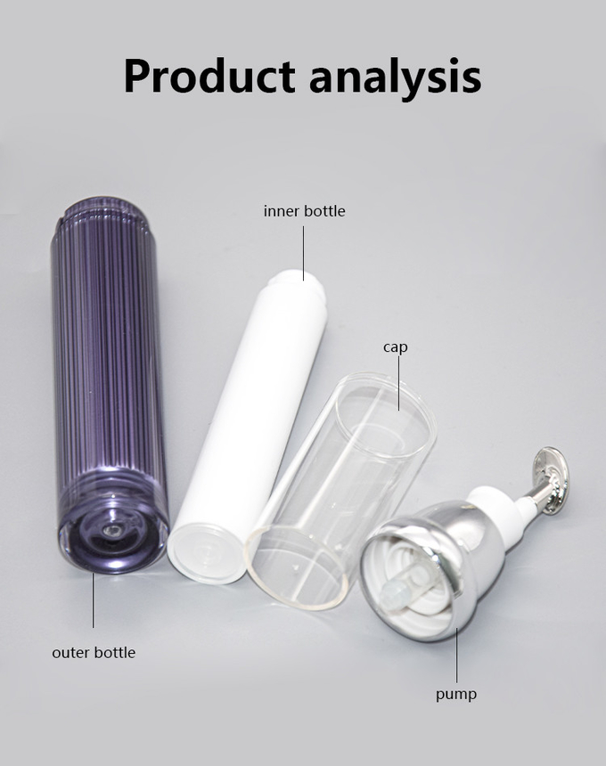 15ml Cosmetic Acrylic Airless Bottle Roller Ball Message For Eye Cream 2