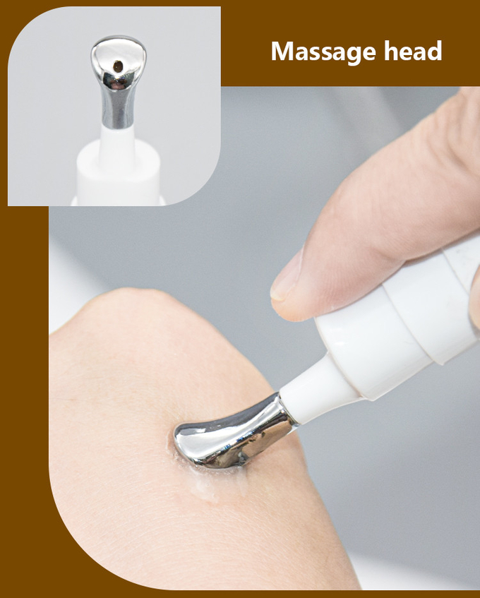 10ml 15ml PETG Roller Ball Massage Eye Cream Airless Pump Bottles Zinc Alloy Pump Head 3