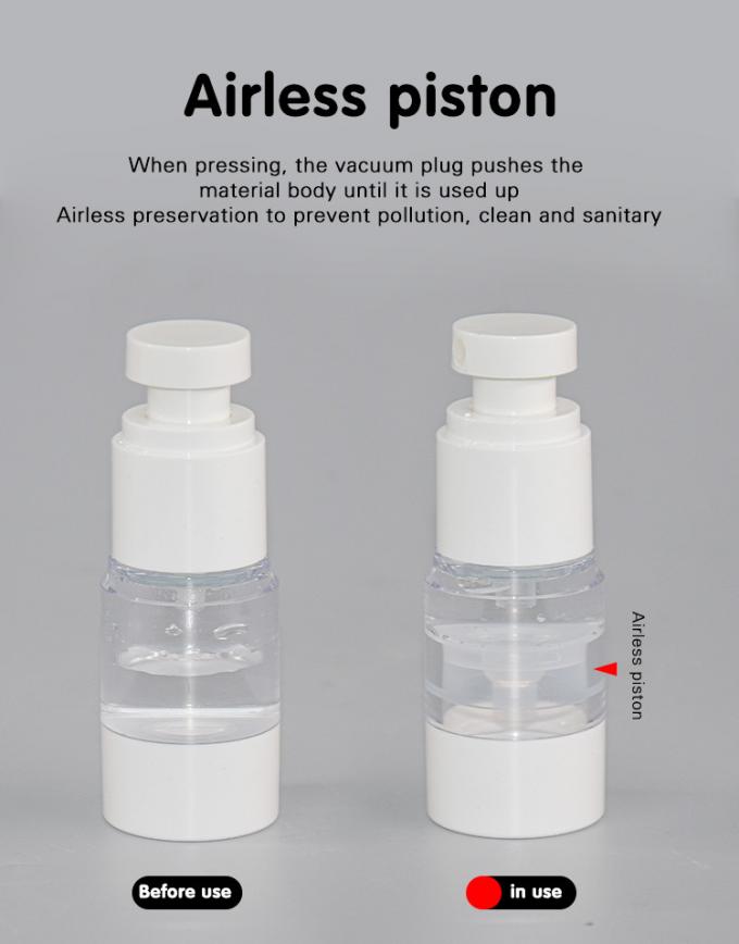 UKP21 15ml 30ml 50ml AS Airless Bottle With Spray Pump Fine Mist Cosmetic Packaging 2