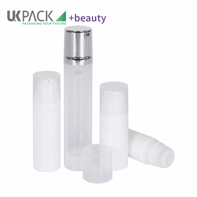 Empty Plastic PP Airless Pump Bottle 5ml 10ml 15ml 30ml For Skincare Lotion And Cream Packaging 0