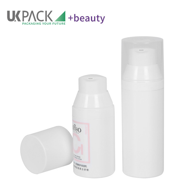 Round Airless Pump Bottle 30ml 50ml 75ml 100ml For Lotion Packaging 0
