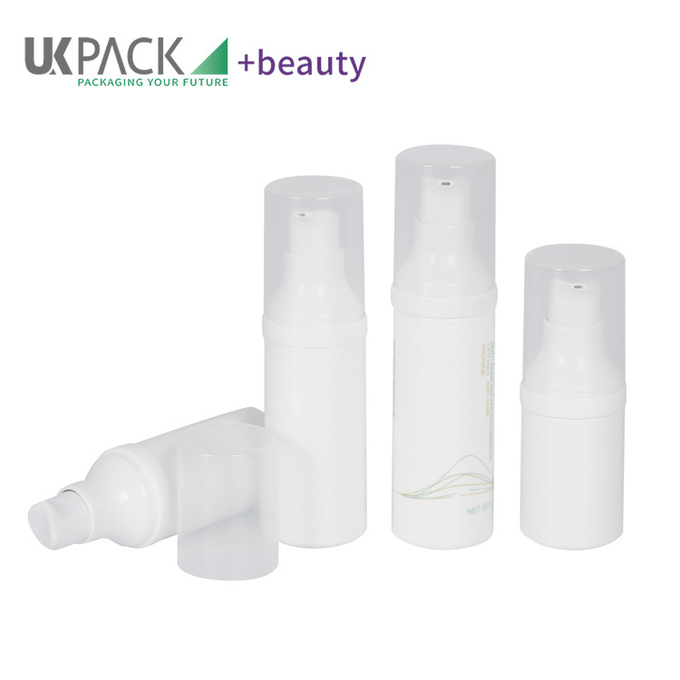 15ml 20ml 25ml 30ml Airless Pump Bottles With Transparency Lid For Cosmetic Packaging 2