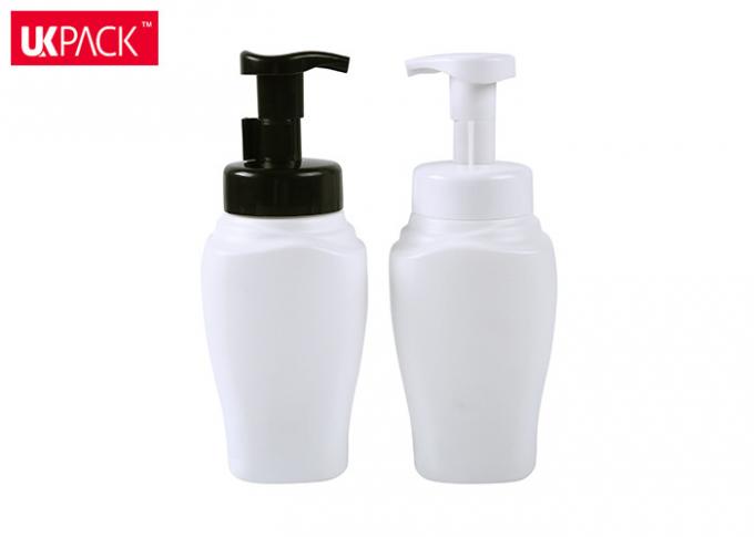 500ML Special Shaped HDPE Plastic Foam Soap Pump Bottle For Body Shower Gel 1