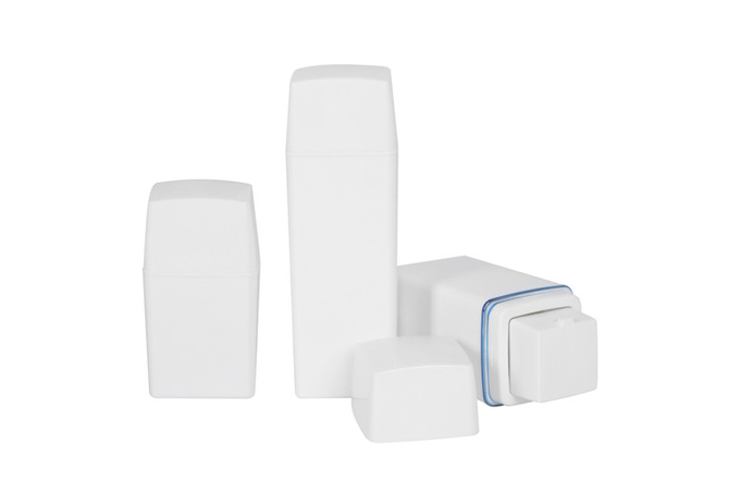 PP White Square Airless Pump Bottle 15ml 30ml 50ml Skin Care Cream Vacuum Bottle Cosmetic Packaging UKA13 1